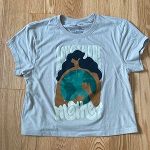 Happy Earth | Love Your Mother crop tee